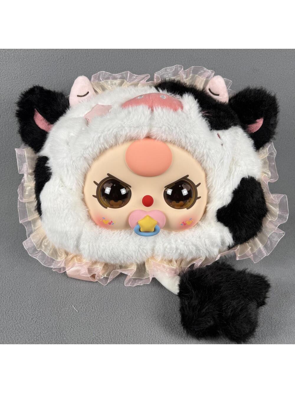 Confirmed • Baby Three 800% Fairytale Backpack • Cow Special Eyes w/paci